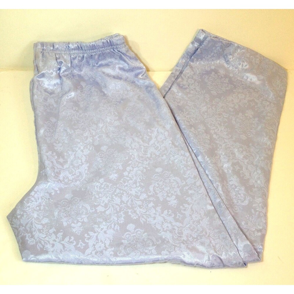 Women’s Pajama Bottoms Pants Size Medium Satin Feel